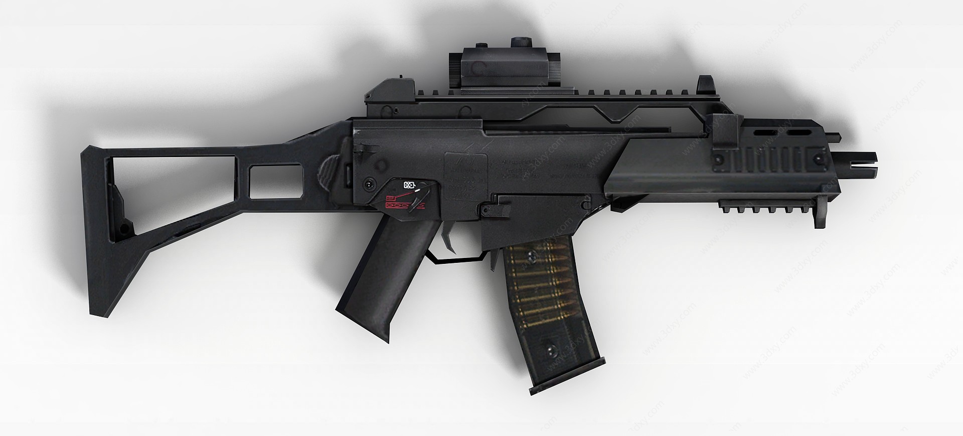 COD5战斗冲锋枪3D模型