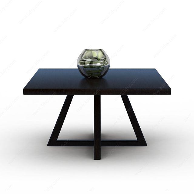 新中式桌子3D模型