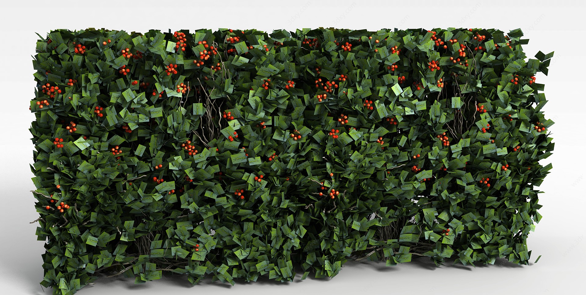 植物花墙3D模型