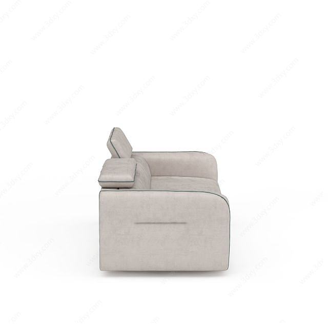休闲双人沙发3D模型