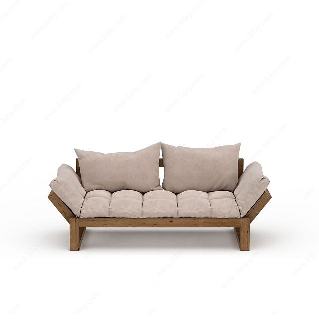 现代布艺沙发3D模型