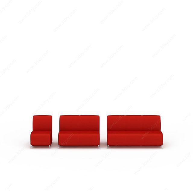 沙发组合3D模型