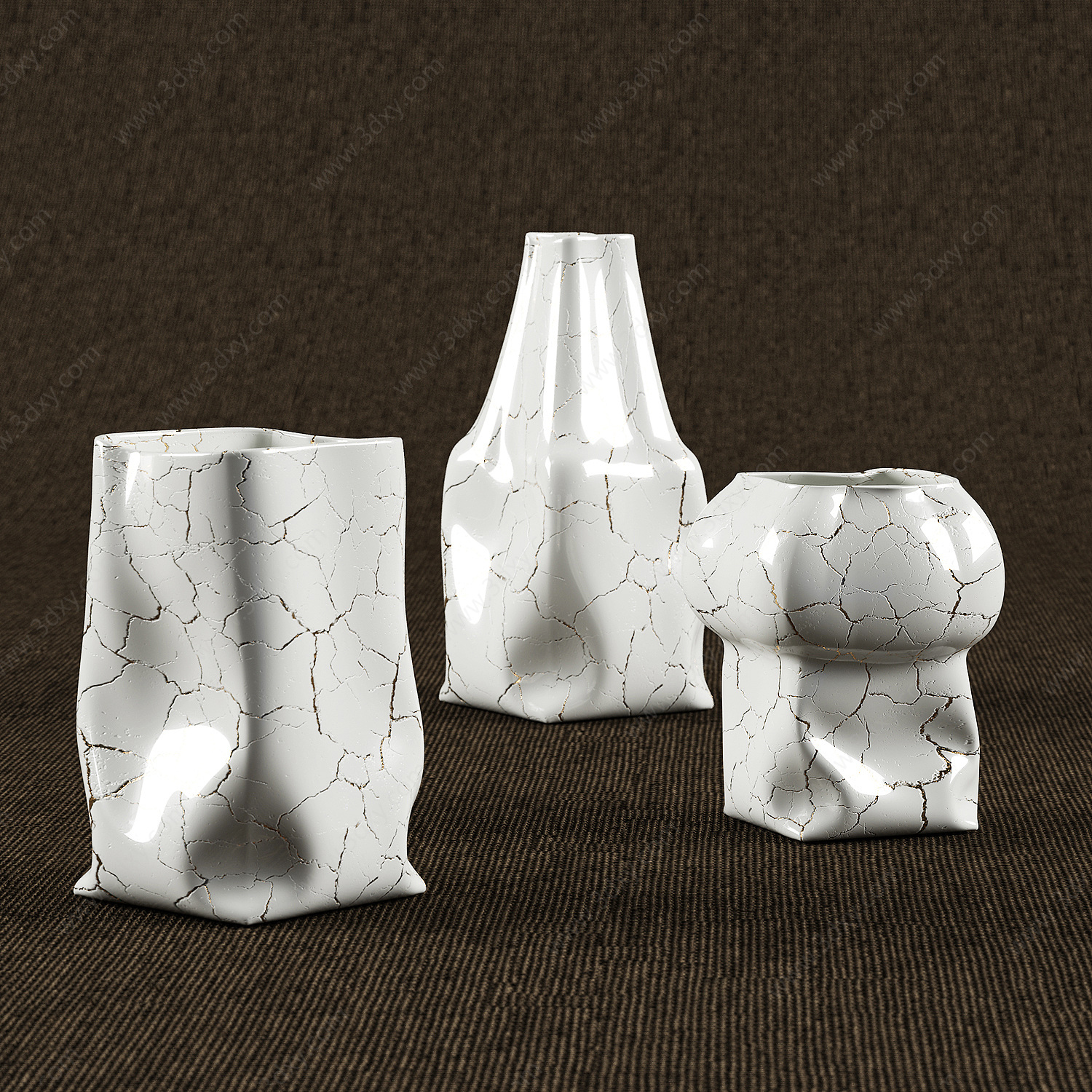艺术陶瓷瓶陈设3D模型