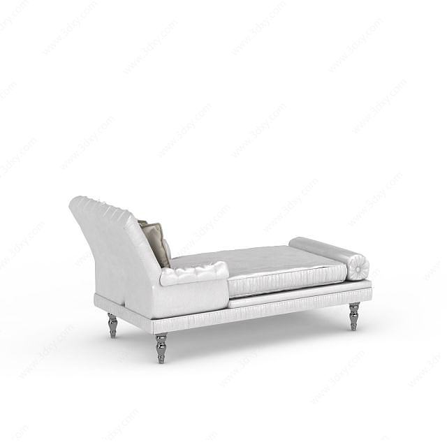 欧式风格躺椅3D模型