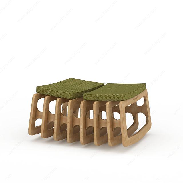 创意凳子3D模型