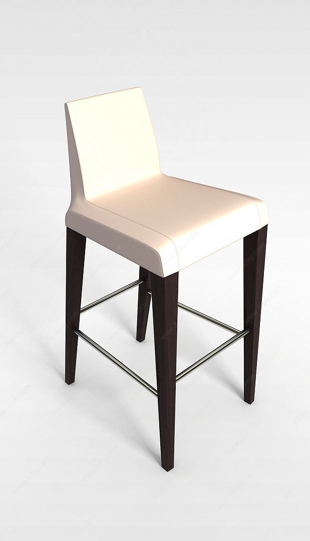 高脚椅子3D模型