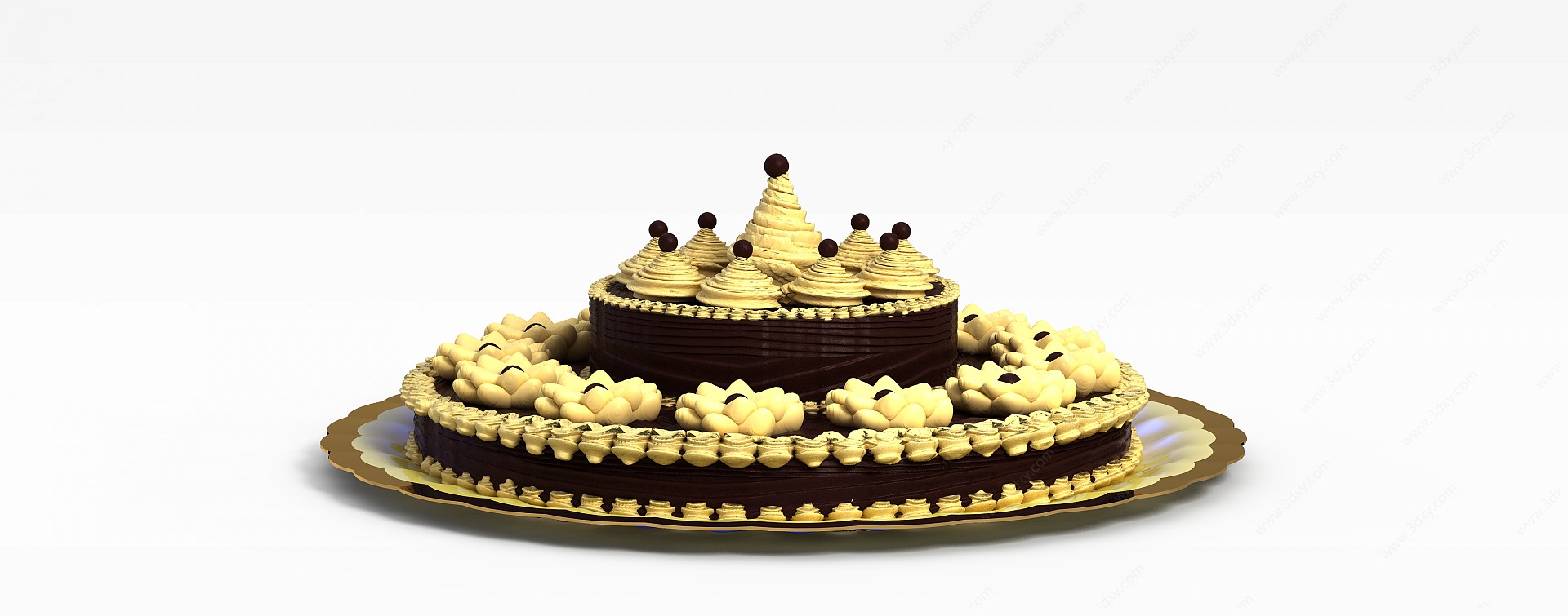 蛋糕3D模型