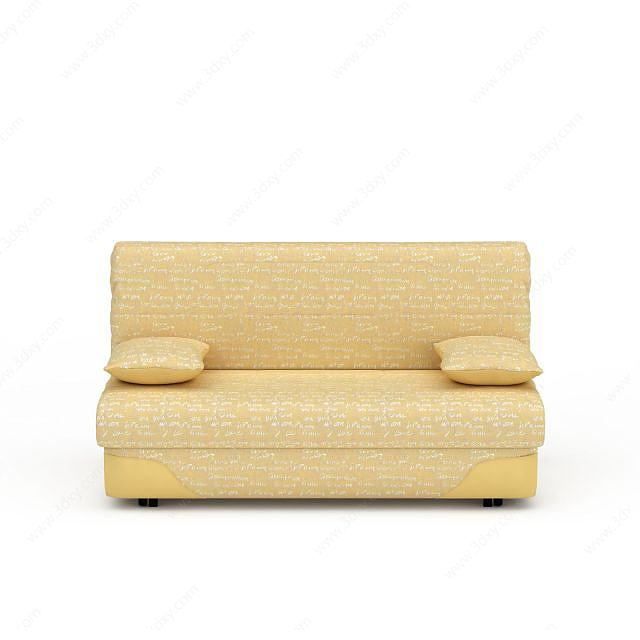 简约时尚沙发3D模型
