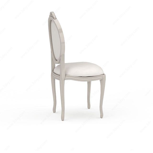 软面梳妆椅3D模型