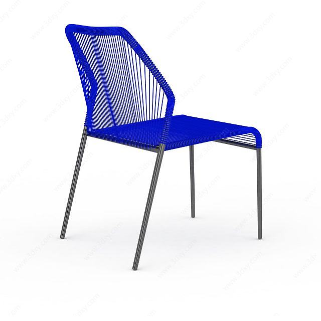 休闲靠背椅3D模型