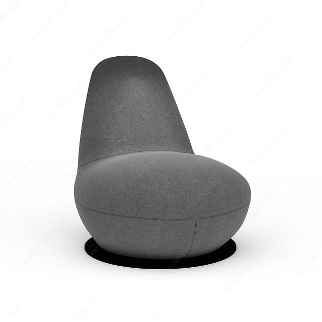 勺子休闲沙发3D模型