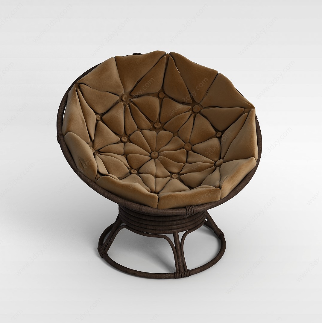 创意褶皱椅3D模型
