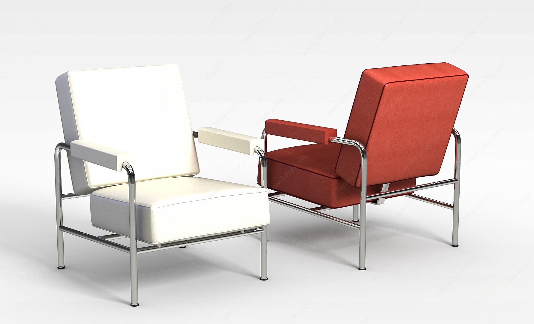 办公室休闲椅3D模型