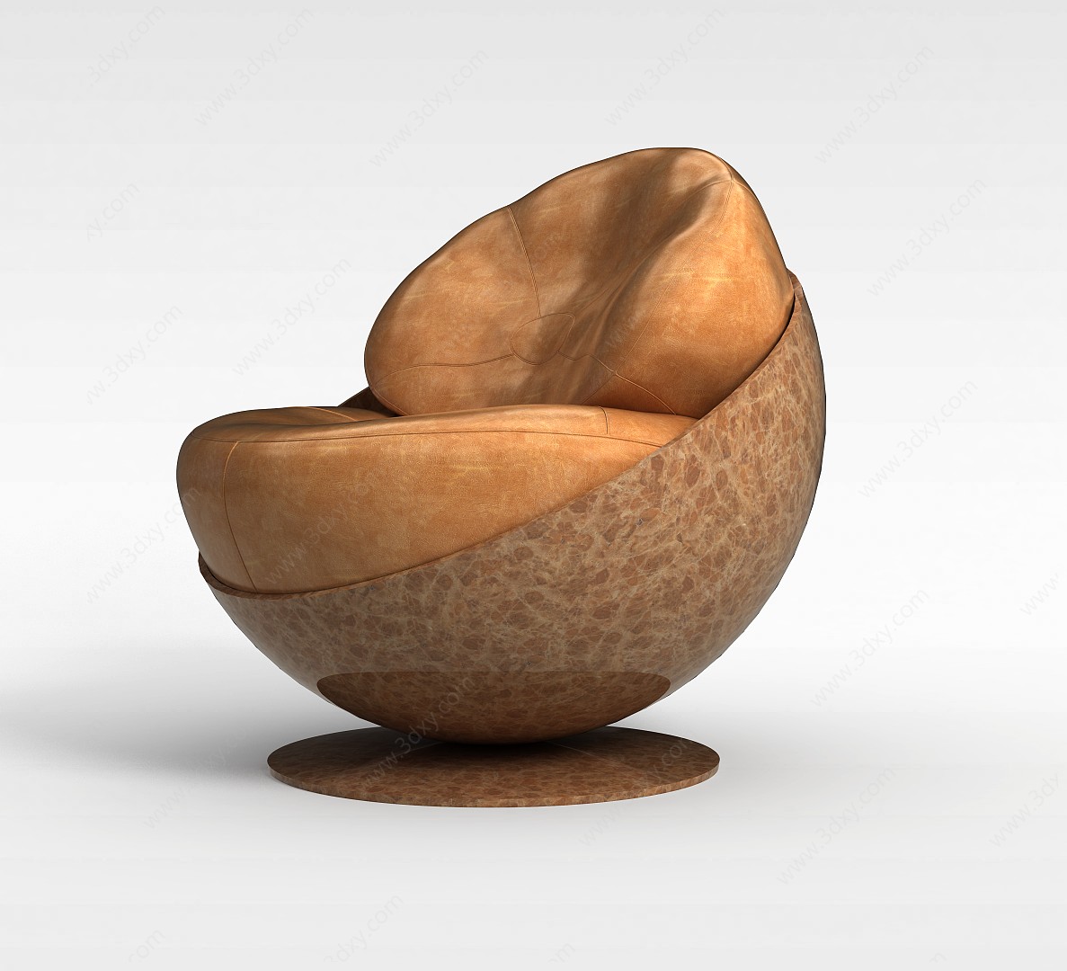 圆形休闲椅3D模型