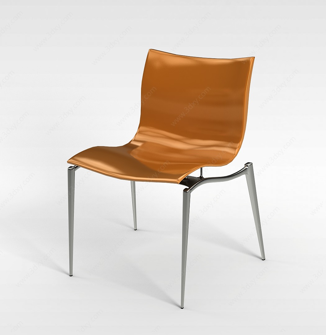 现代创意餐椅3D模型
