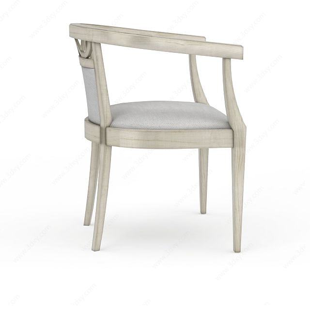 木质圈椅3D模型