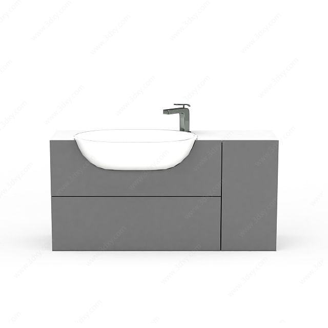 浴室洗手柜3D模型