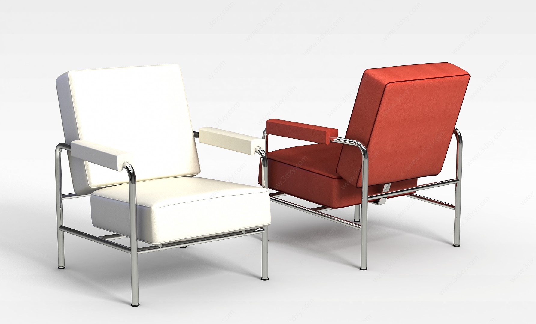 现代扶手椅3D模型