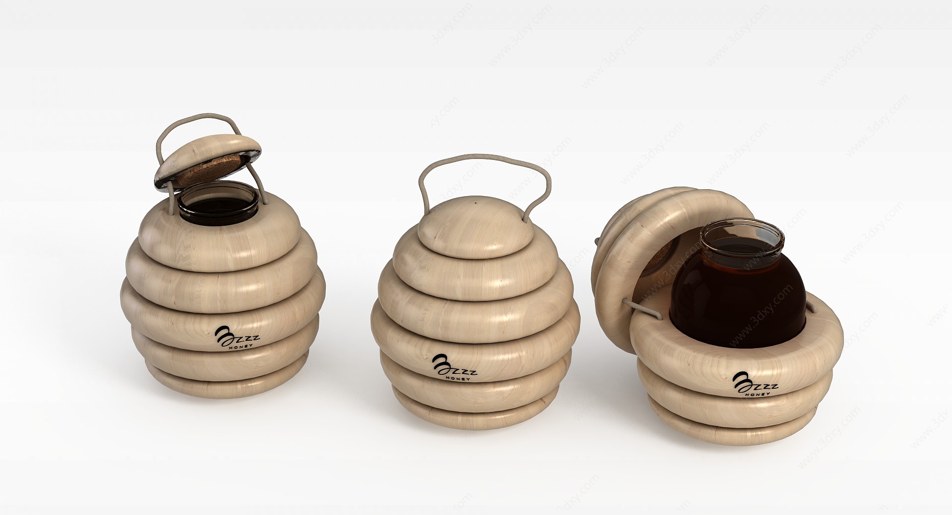 螺旋储物罐3D模型