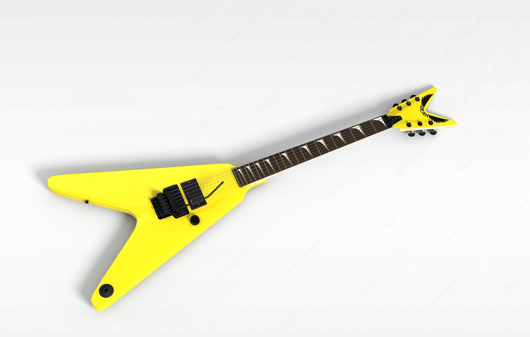 乐器吉他3D模型