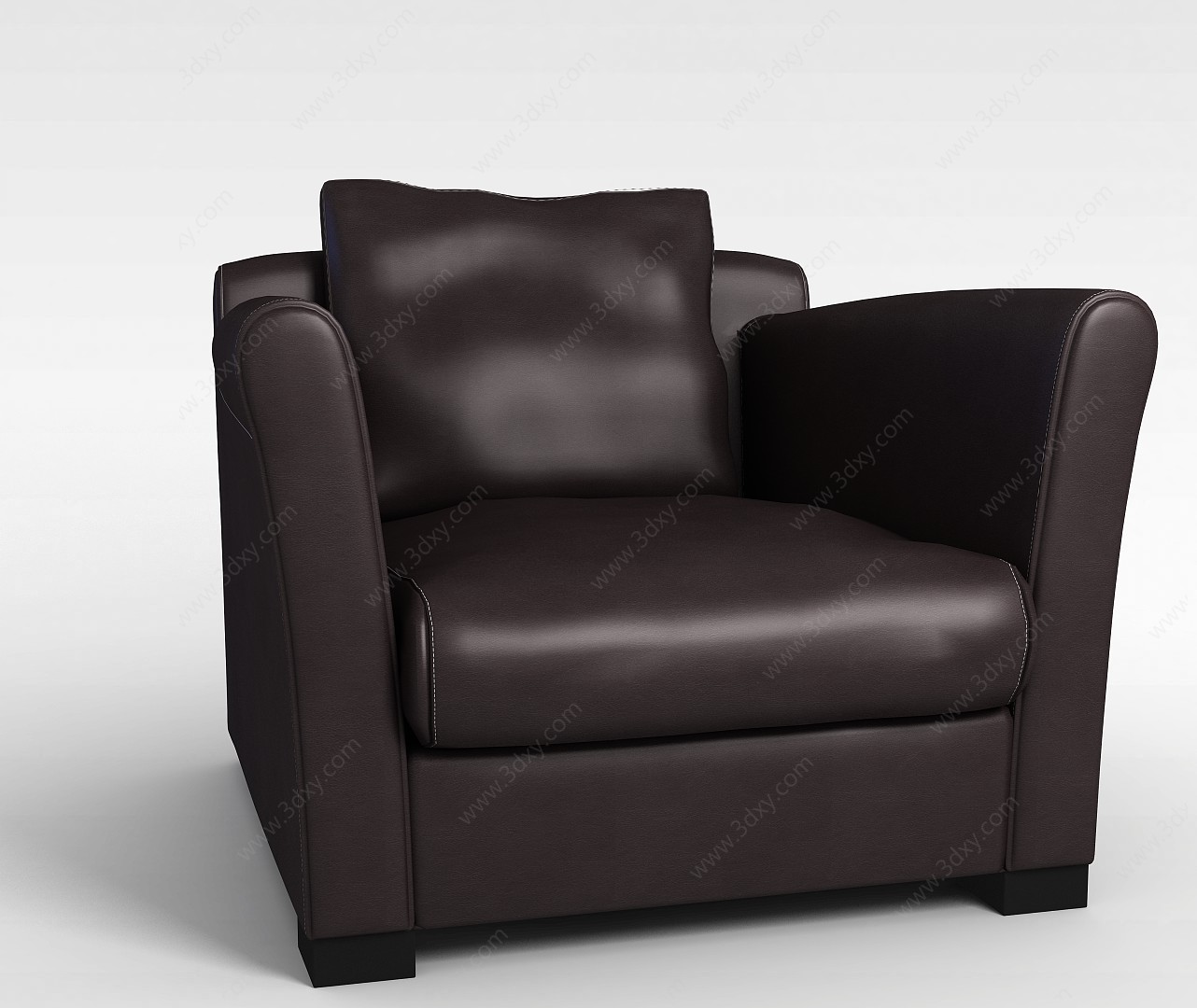 单人休息沙发3D模型
