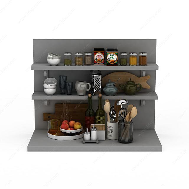 厨房陈设品3D模型