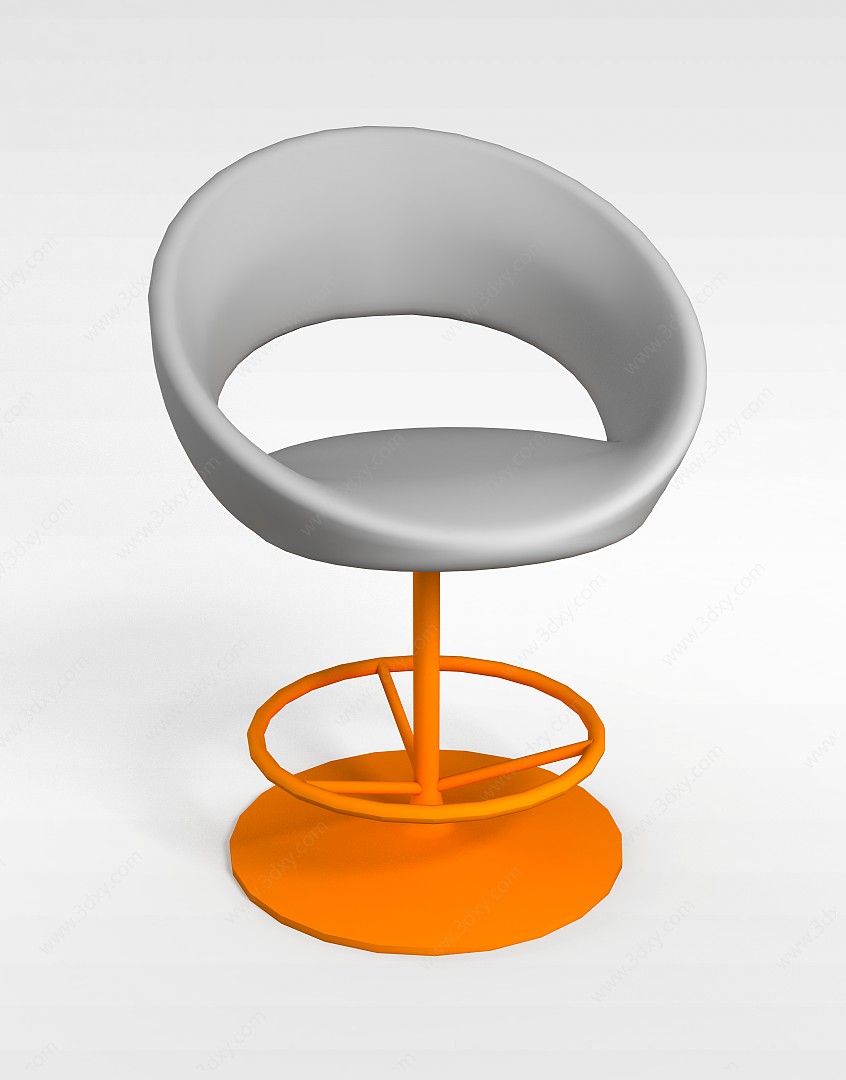 环形吧椅3D模型