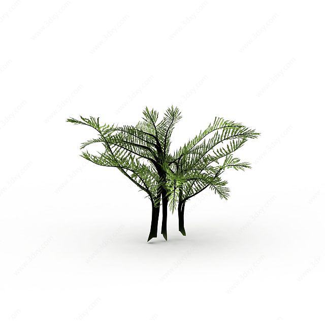 绿色植被3D模型