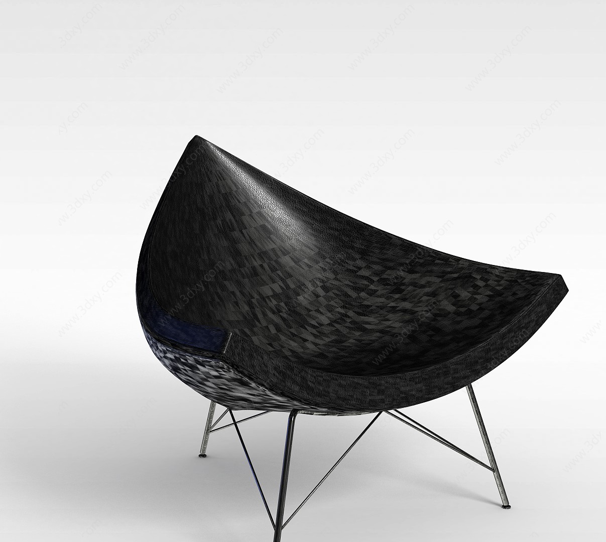 时尚曲面椅子3D模型