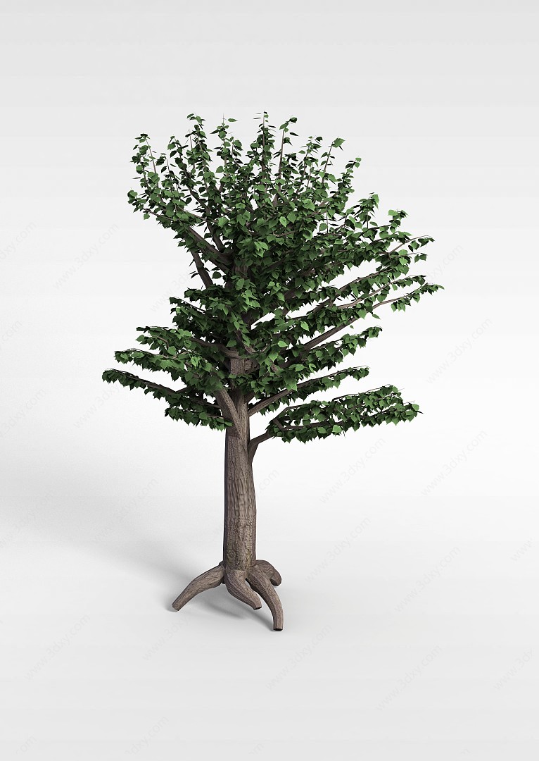 绿色景观植物3D模型