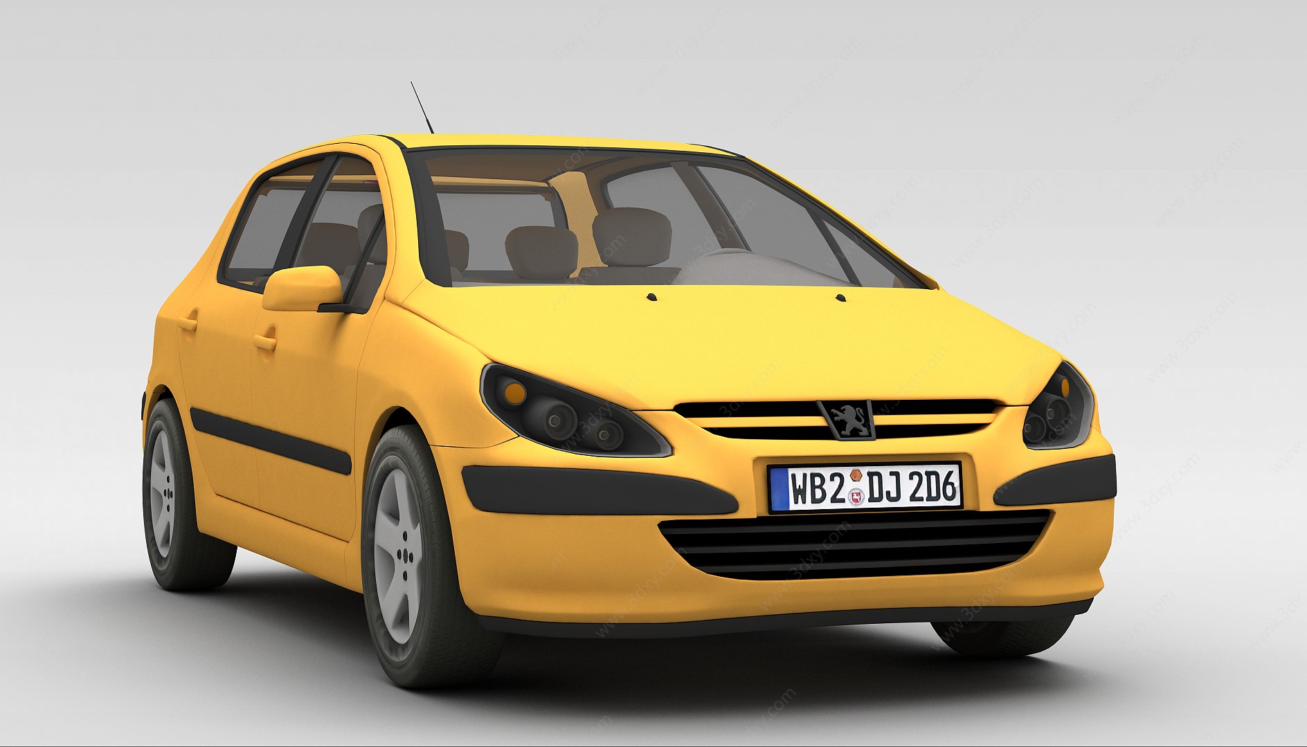 东风标致汽车3D模型