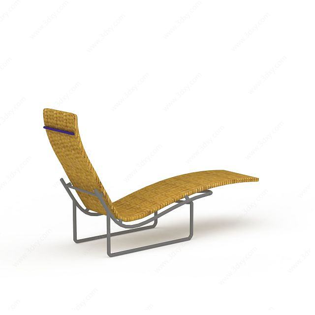躺椅3D模型