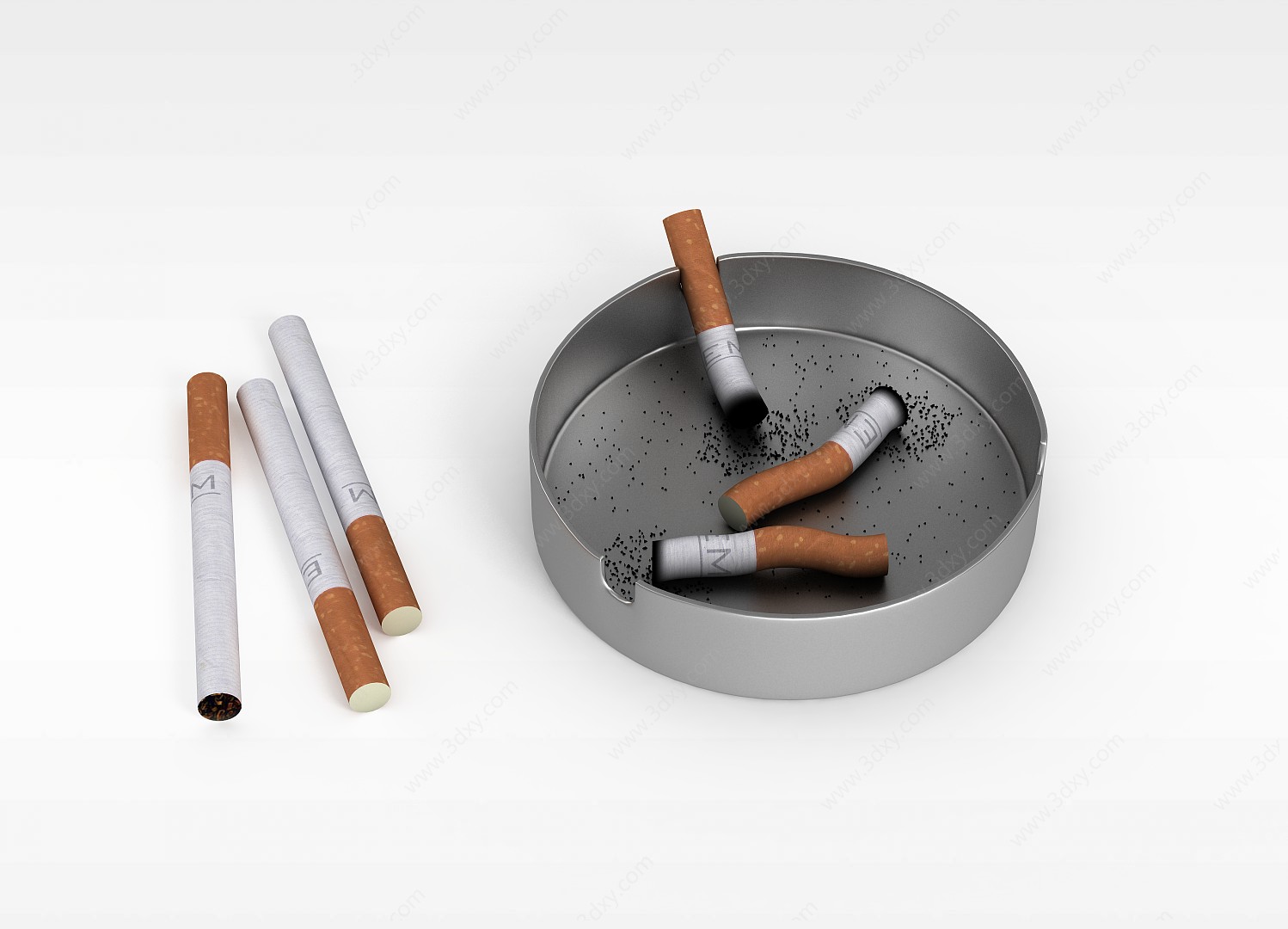香烟3D模型