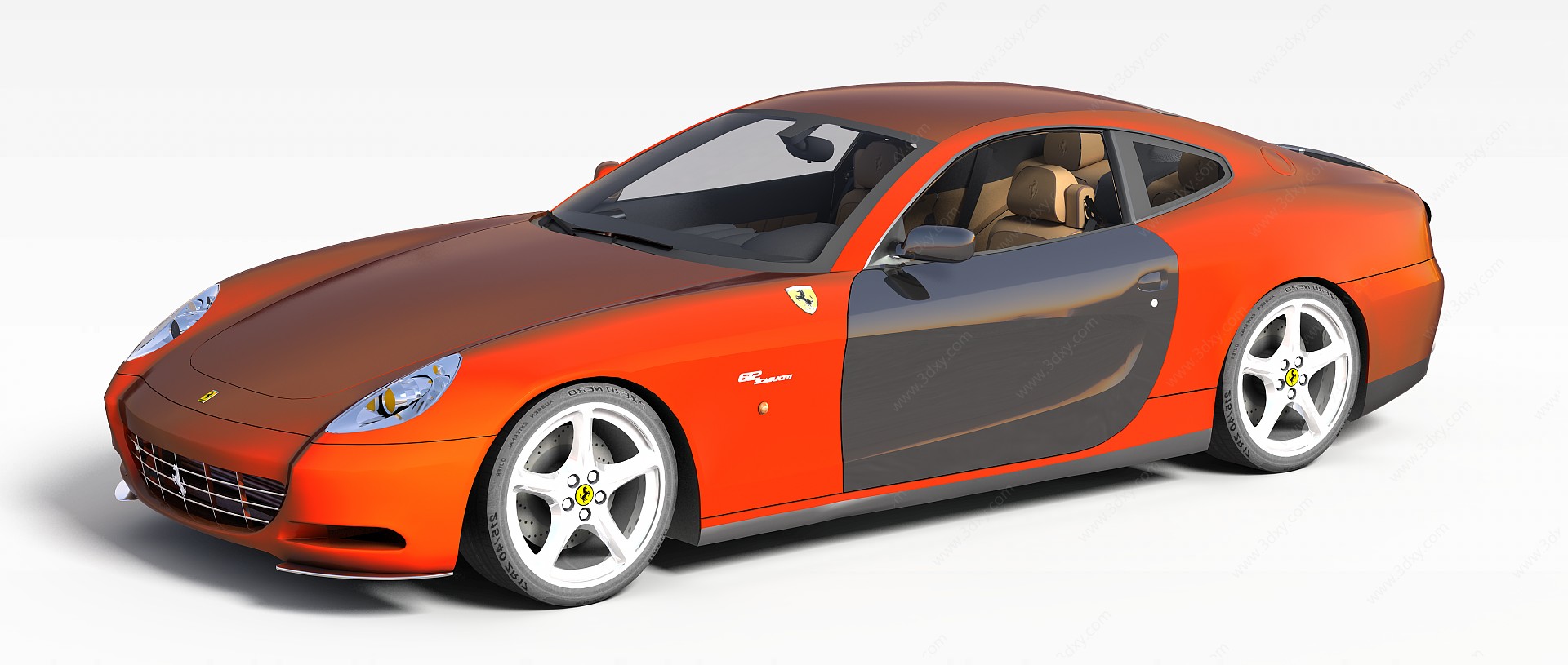 单排座汽车3D模型