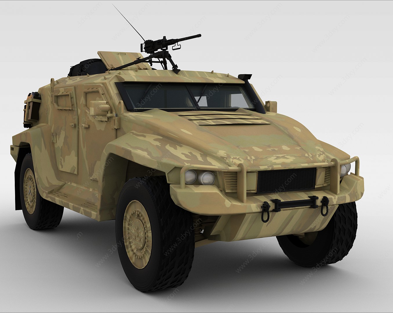 作战汽车3D模型