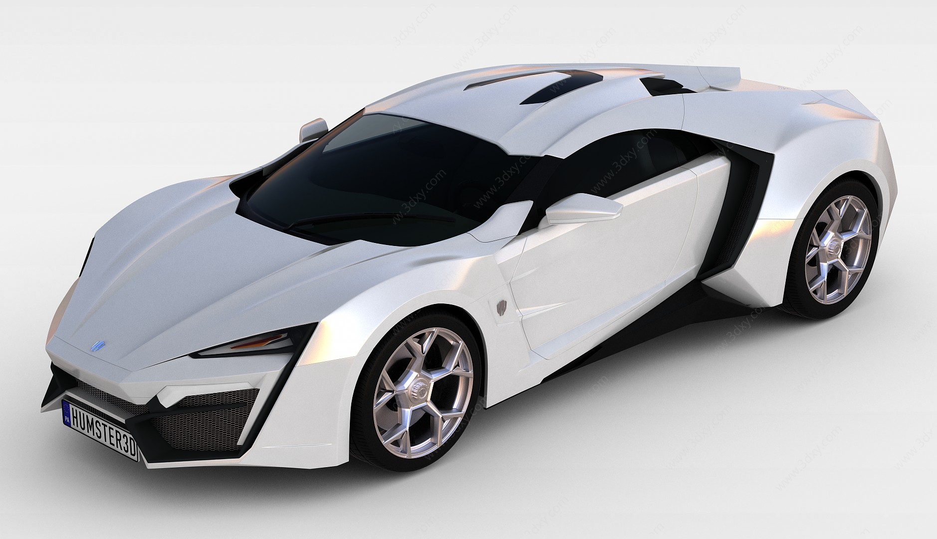 豪华赛车3D模型
