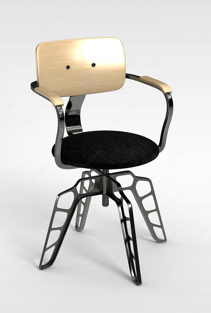创意升降转椅3D模型