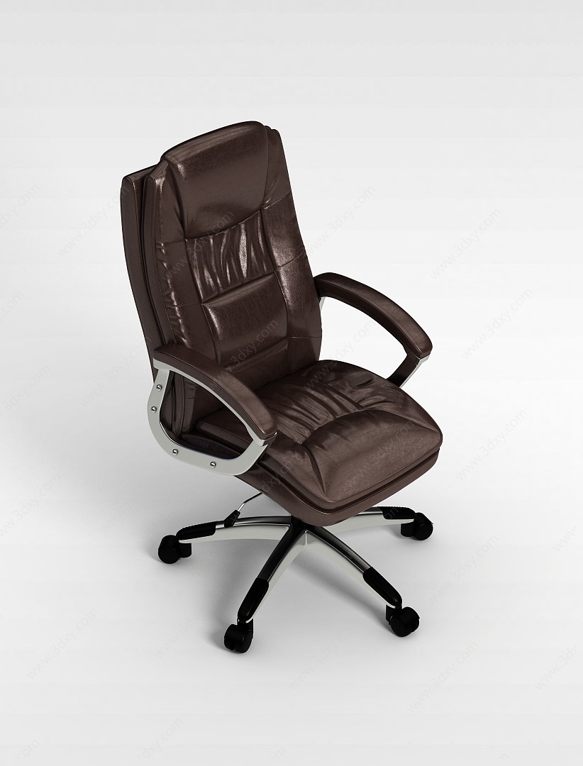 高靠背办公椅3D模型