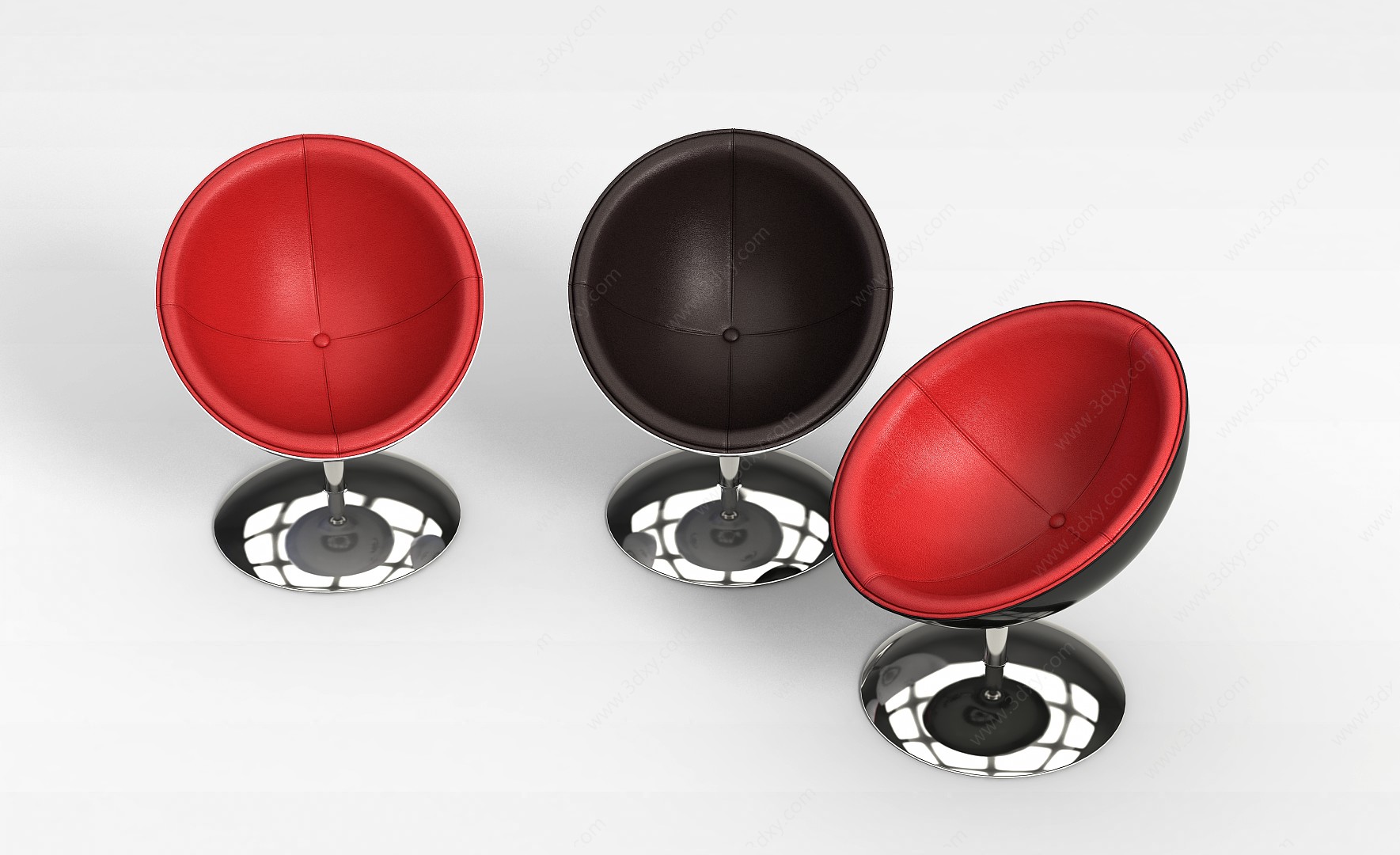 半球休息椅3D模型