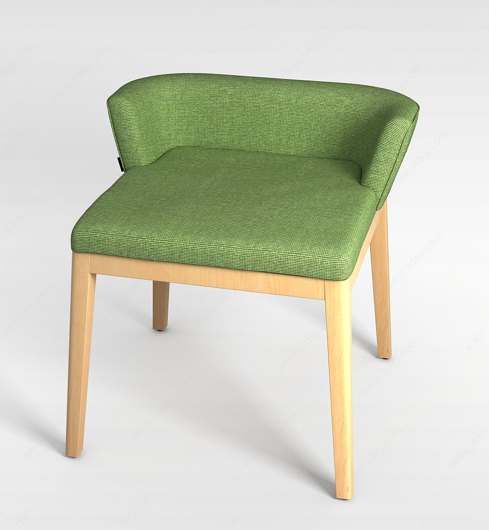软面餐椅3D模型