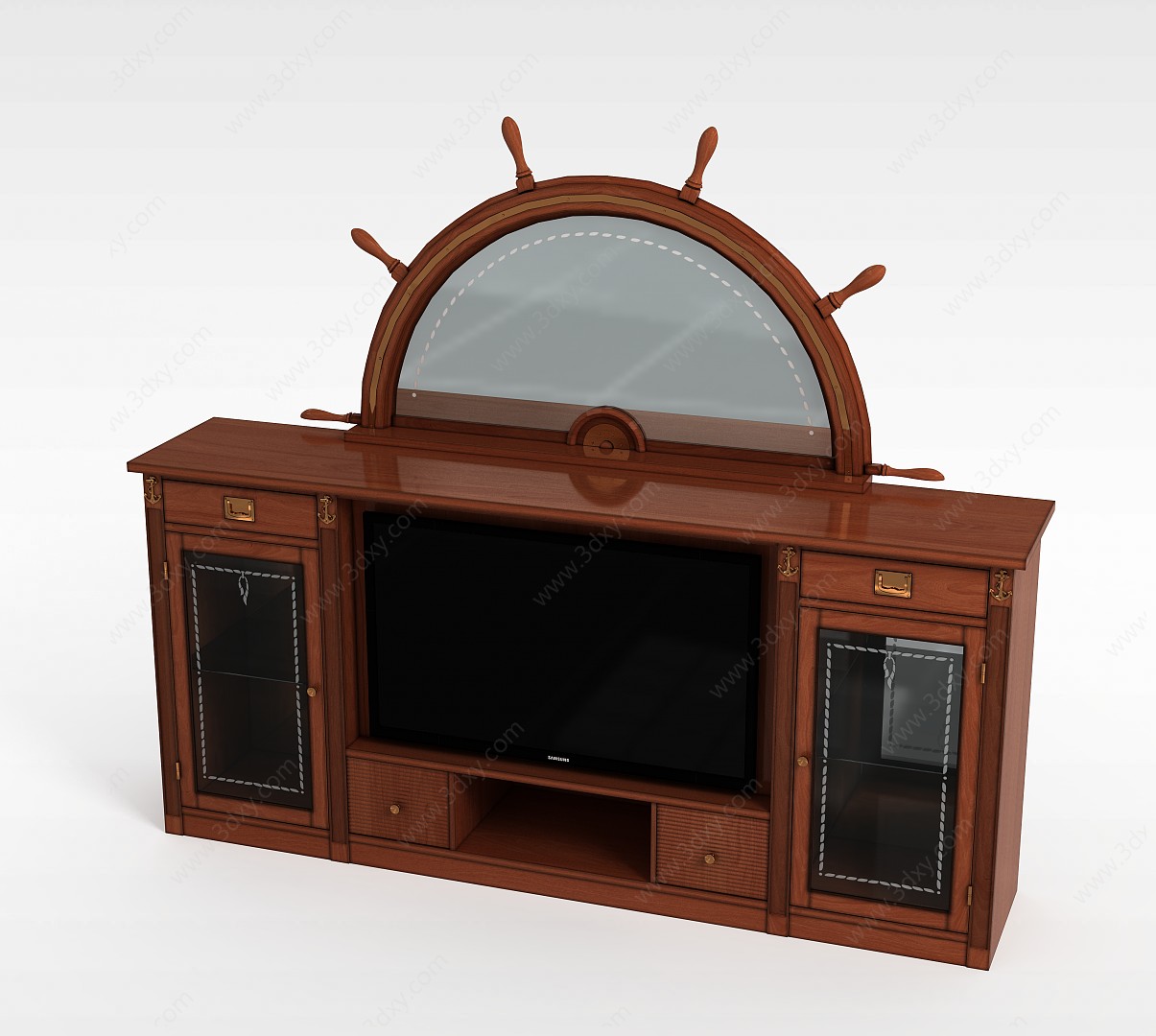 实木柜子3D模型
