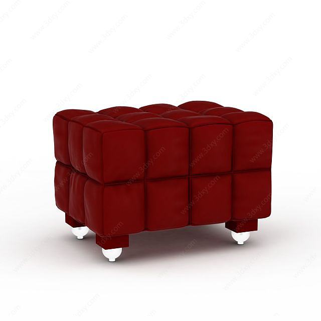 沙发凳子3D模型