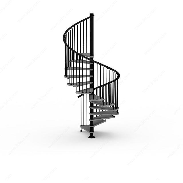 手扶楼梯3D模型