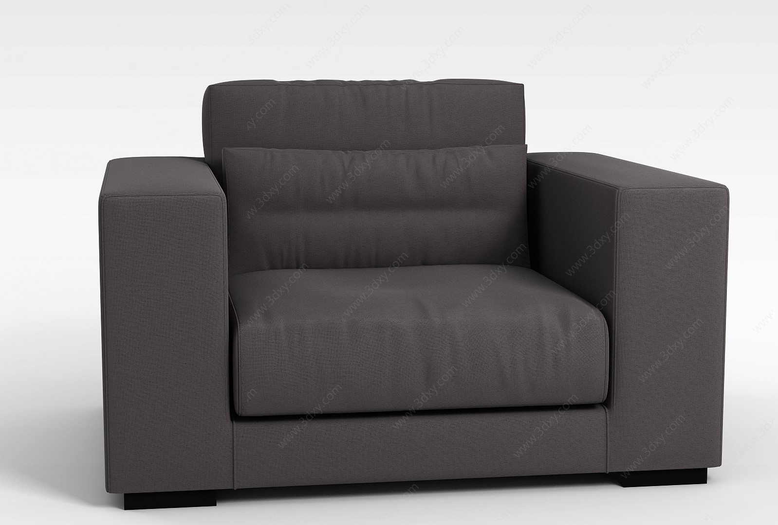 单人沙发椅3D模型