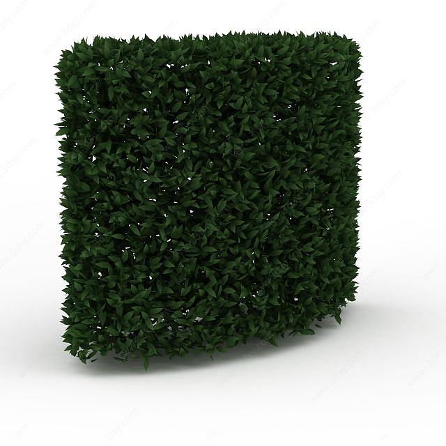 绿篱3D模型