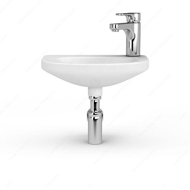 卫浴洗手池3D模型
