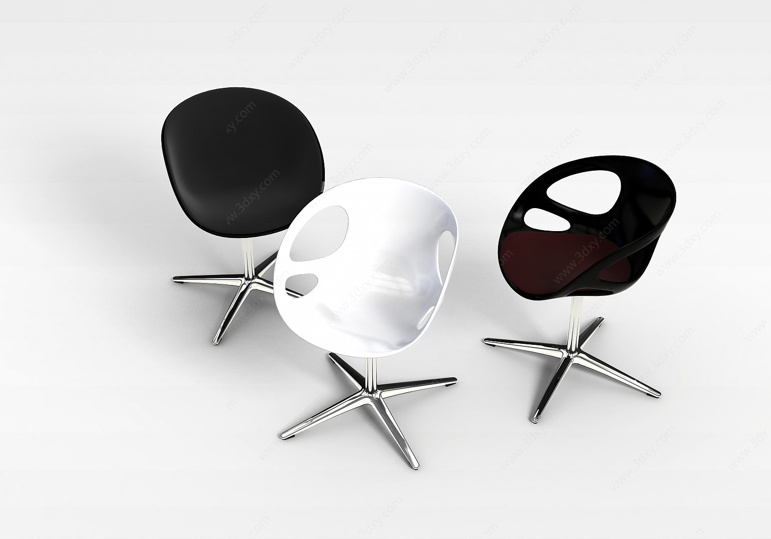 现代简约休闲椅3D模型
