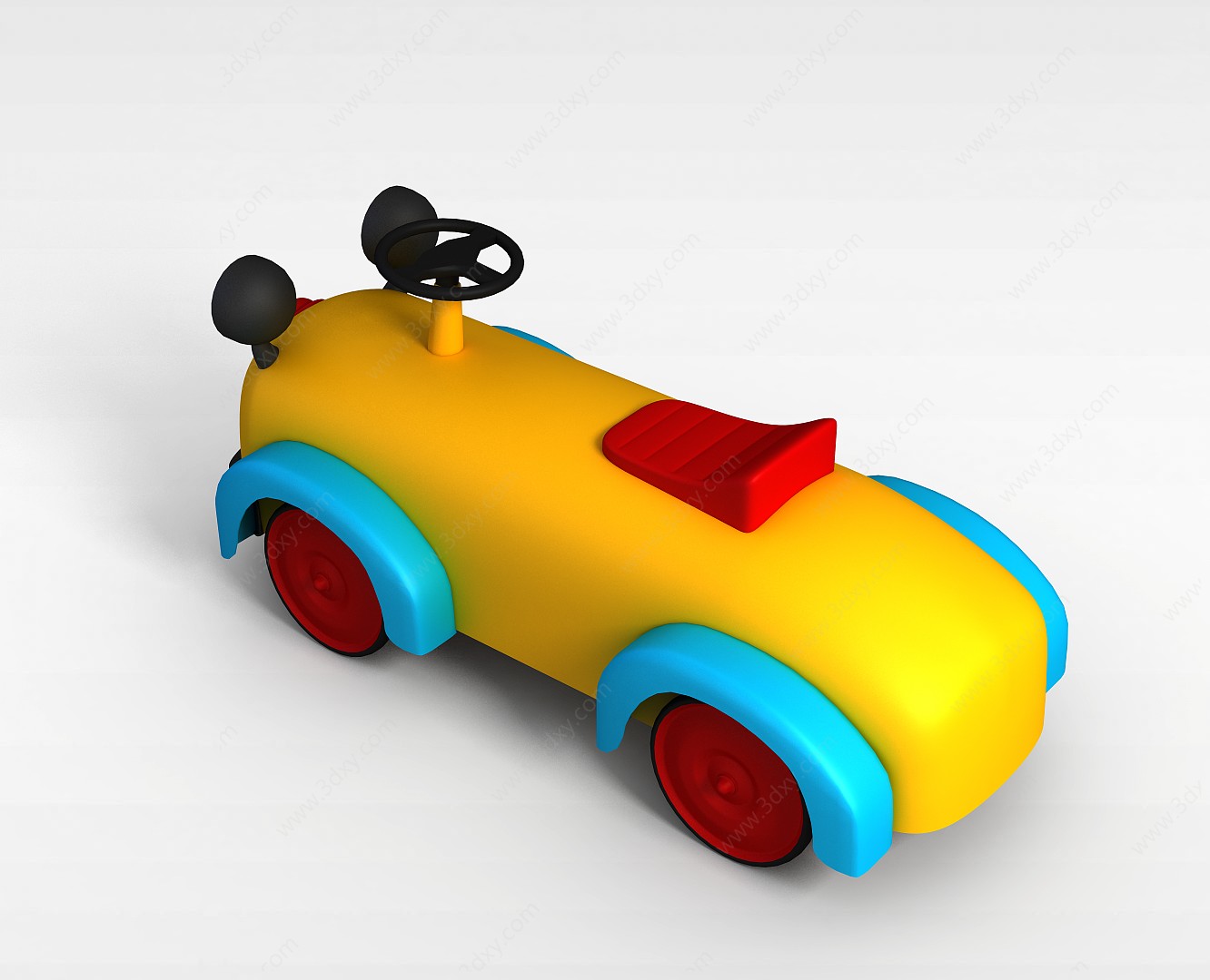 儿童游乐小车3D模型