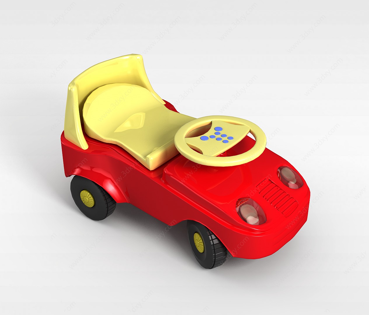 游乐小卡车3D模型
