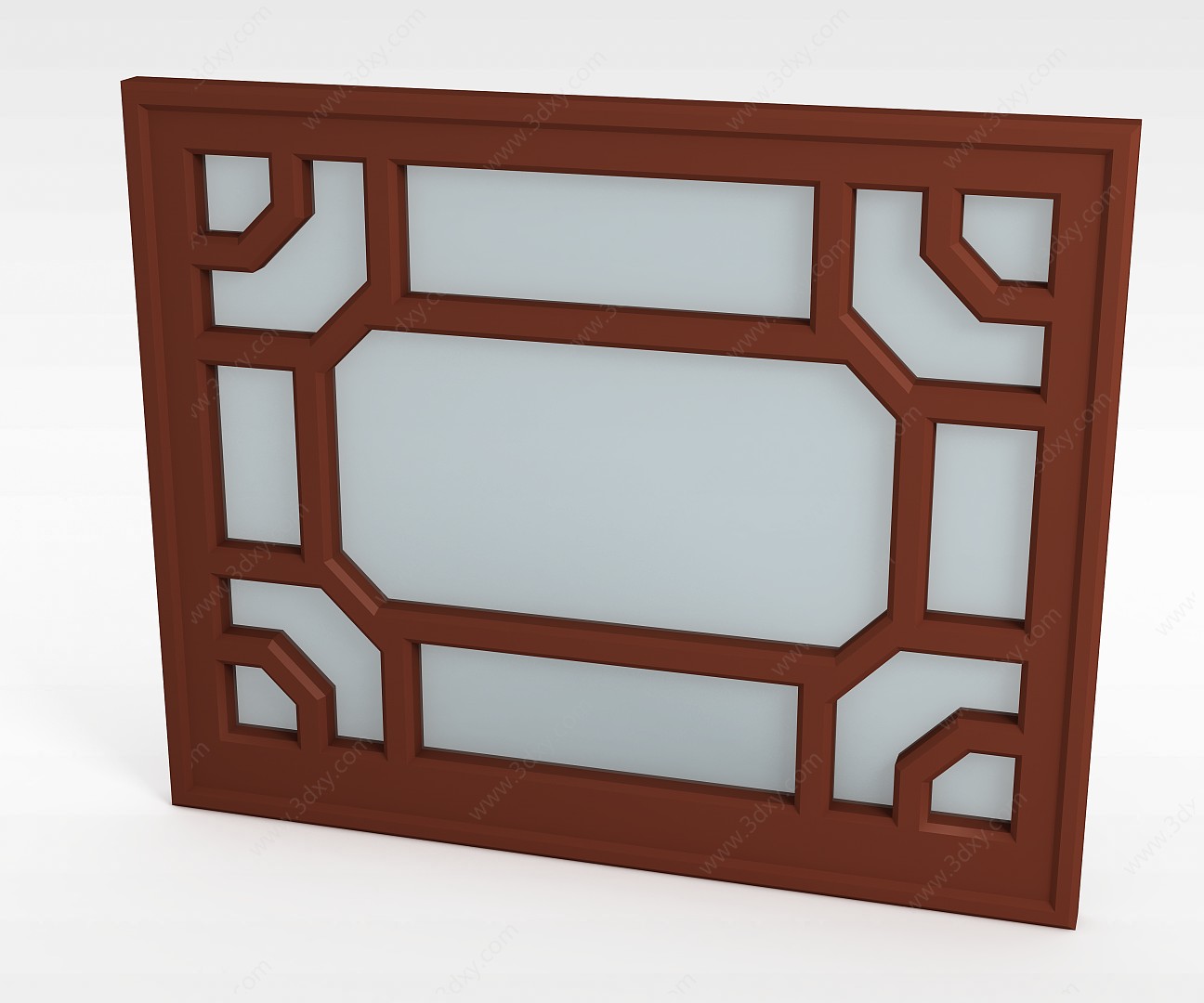 木质窗框3D模型